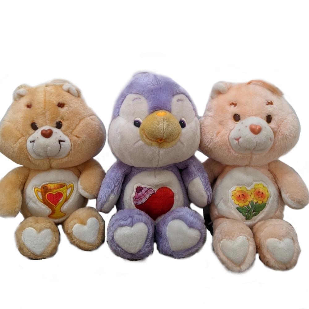 SOLD - Vintage *1980s* Kenner Care Bears 12" Plushies